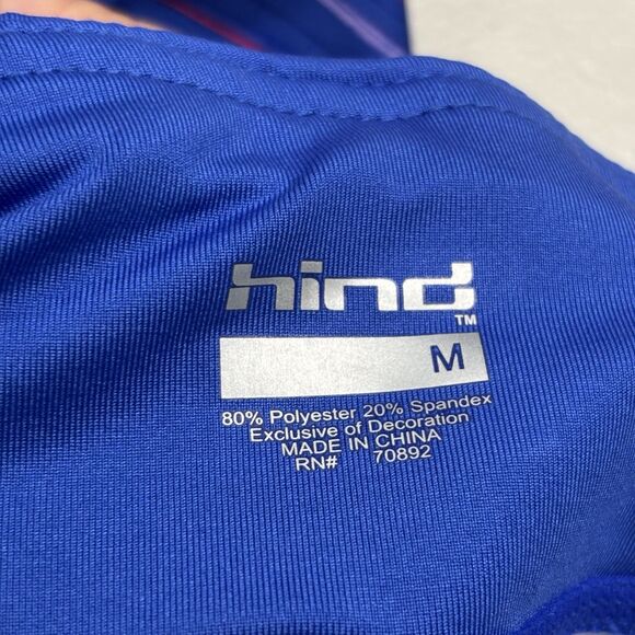 Hind 3” Running Shorts Women's Size M Blue Athletic Pull On - Picture 7 of 10